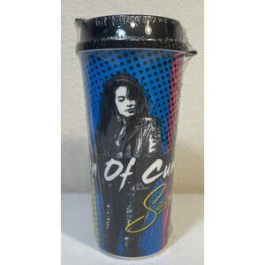 Stripes Blue/Pink Selena Quintanilla Collectible Limited Edition Cup Music
